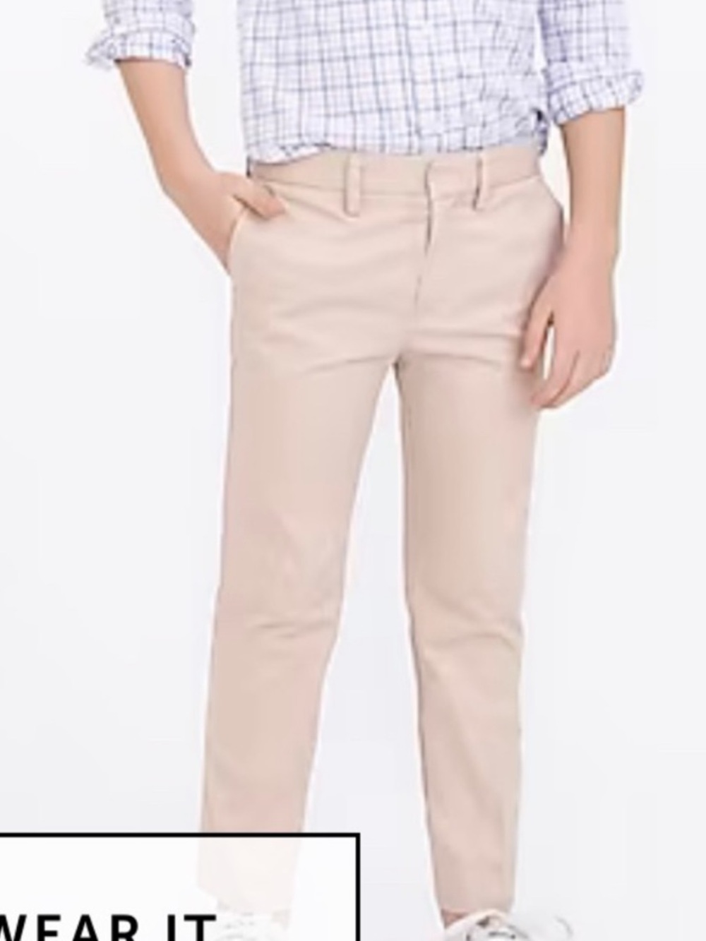 Jcrew Crew Cuts Boys' Thompson Suit Pant in Flex chino size 12 in Sandy dune